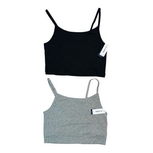 GAP Black and Gray Camisole Set